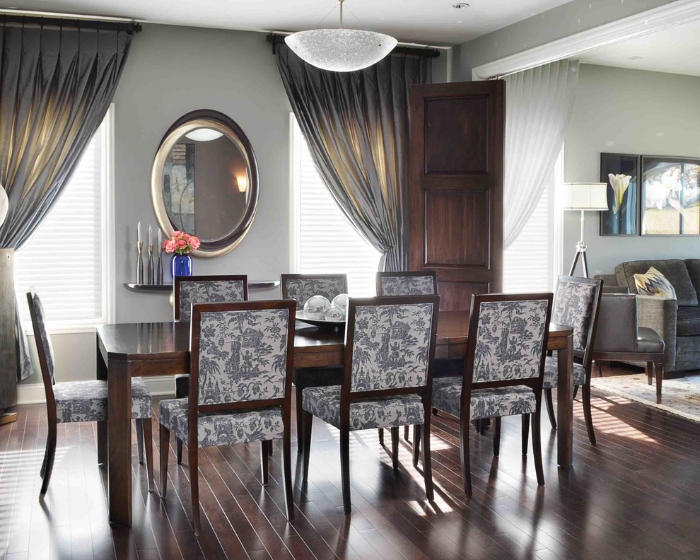 Inspiration for a transitional dining room remodel in Dallas