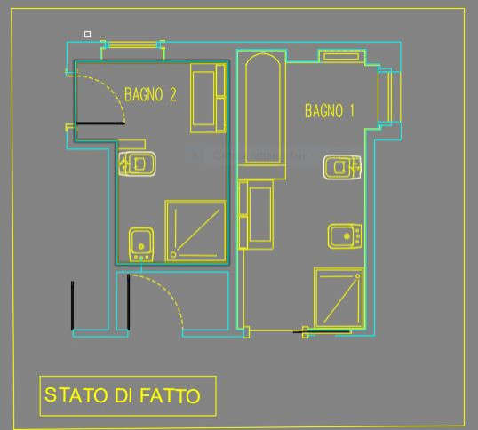 situazione planimetrica  di partenza