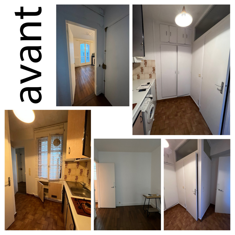 Renovation complète et aménagement sur mesure d'un pied-a-terre parisien de 27m2
