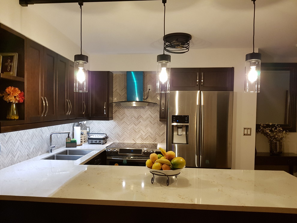 Transitional kitchen photo in Toronto