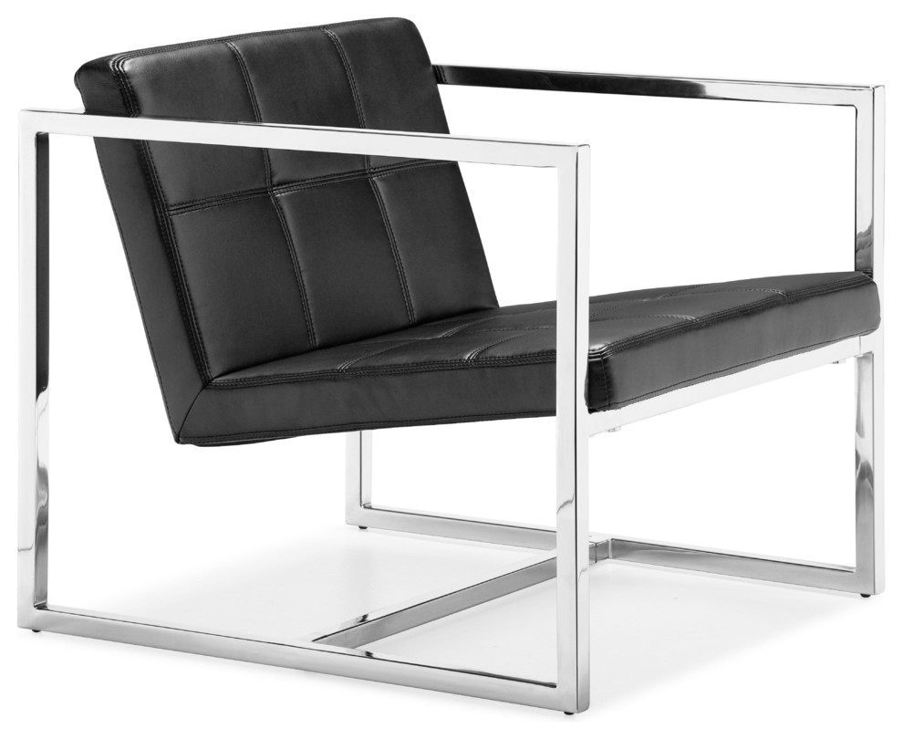 Carbon Occasional Chair by ZUO Modern, Black