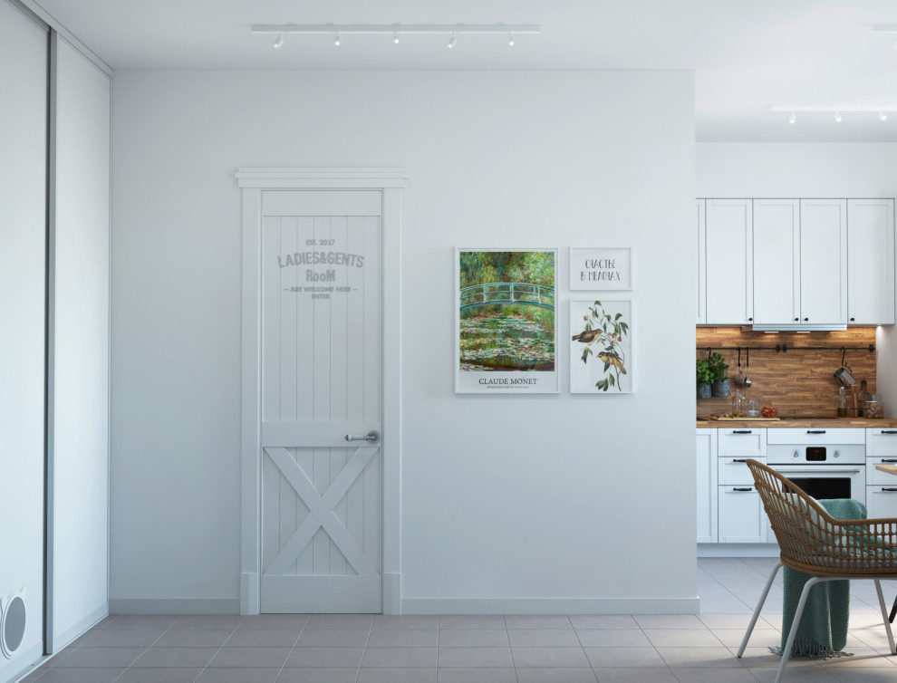 Интерьер квартиры в стиле сканди