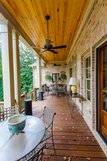 Cypress Tongue And Groove Soffit Craftsman Patio Atlanta