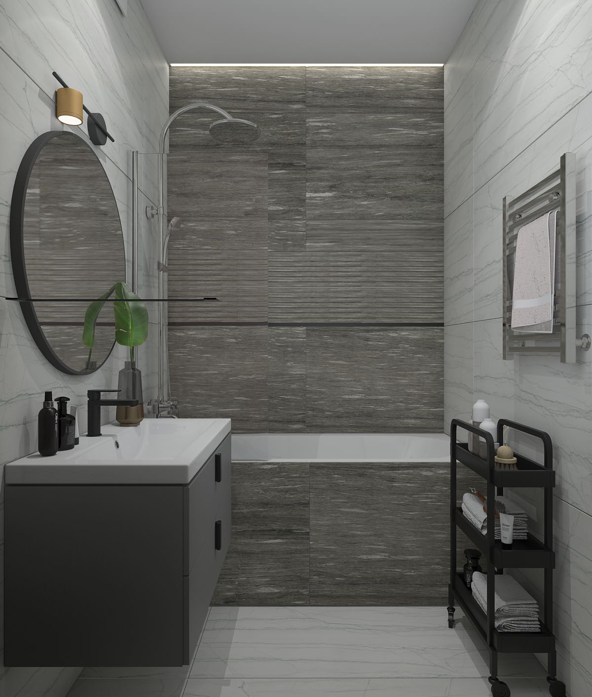 Квартира с нотками графики