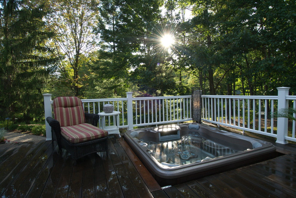 Traditional deck in Cleveland.
