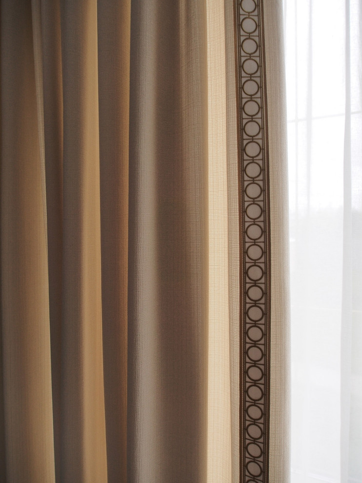 Оформление текстилем загородного дома в Морозово