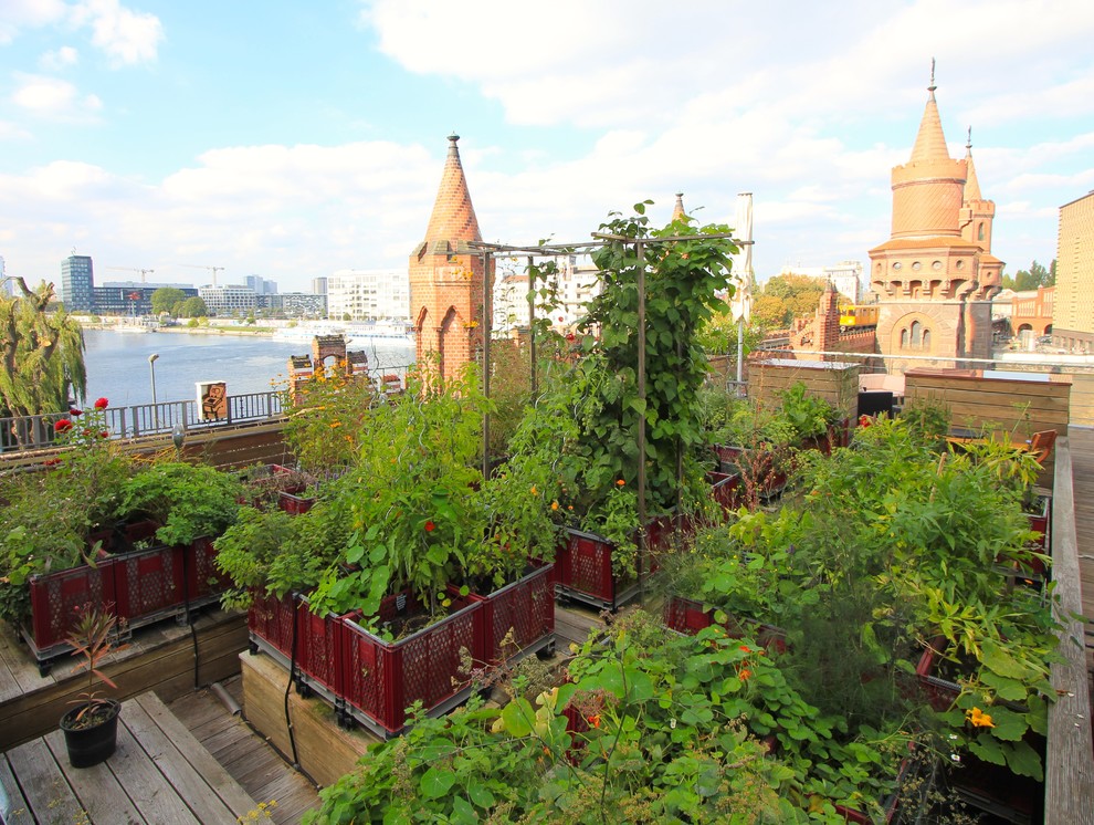 Große Industrial Dachterrasse in Berlin