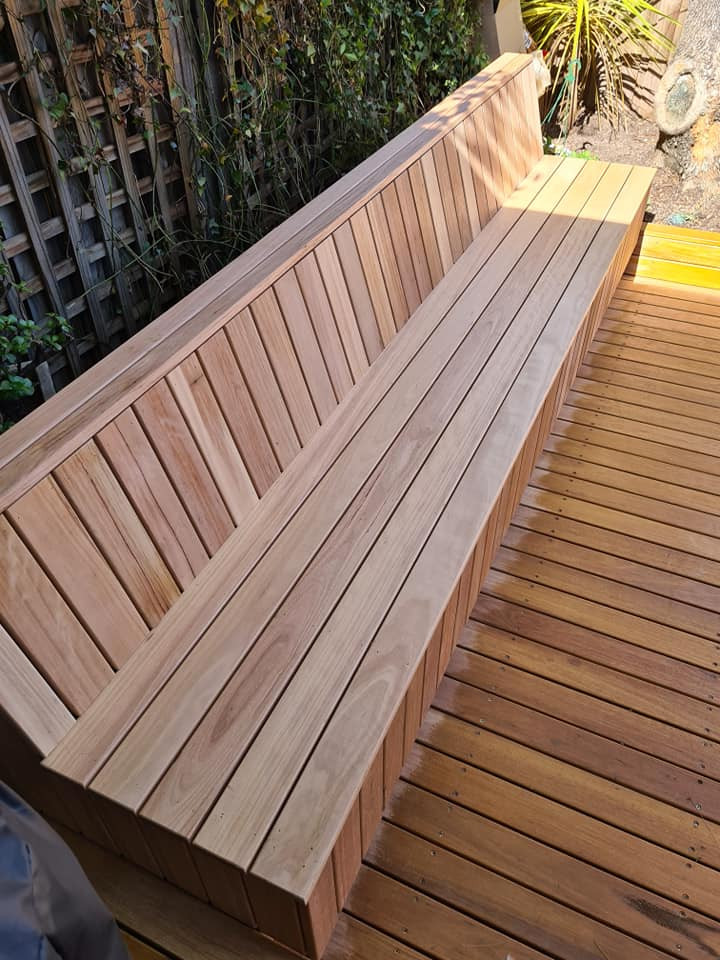 Timber Bench & Alfresco Dining Area