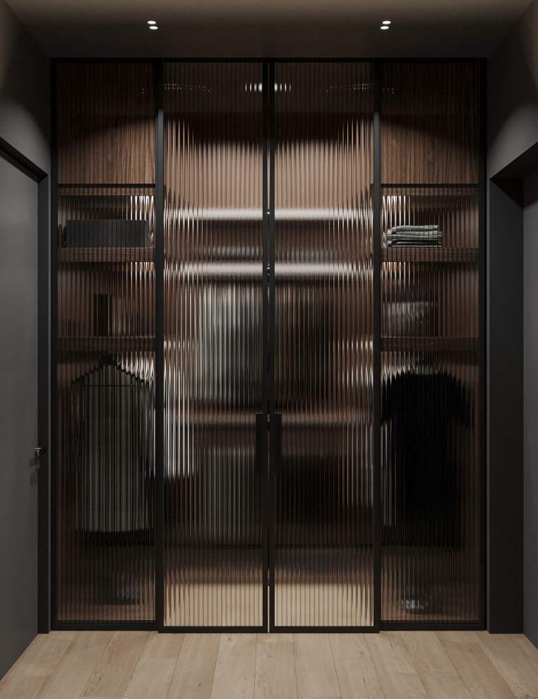 Темный минимализм в коттедже