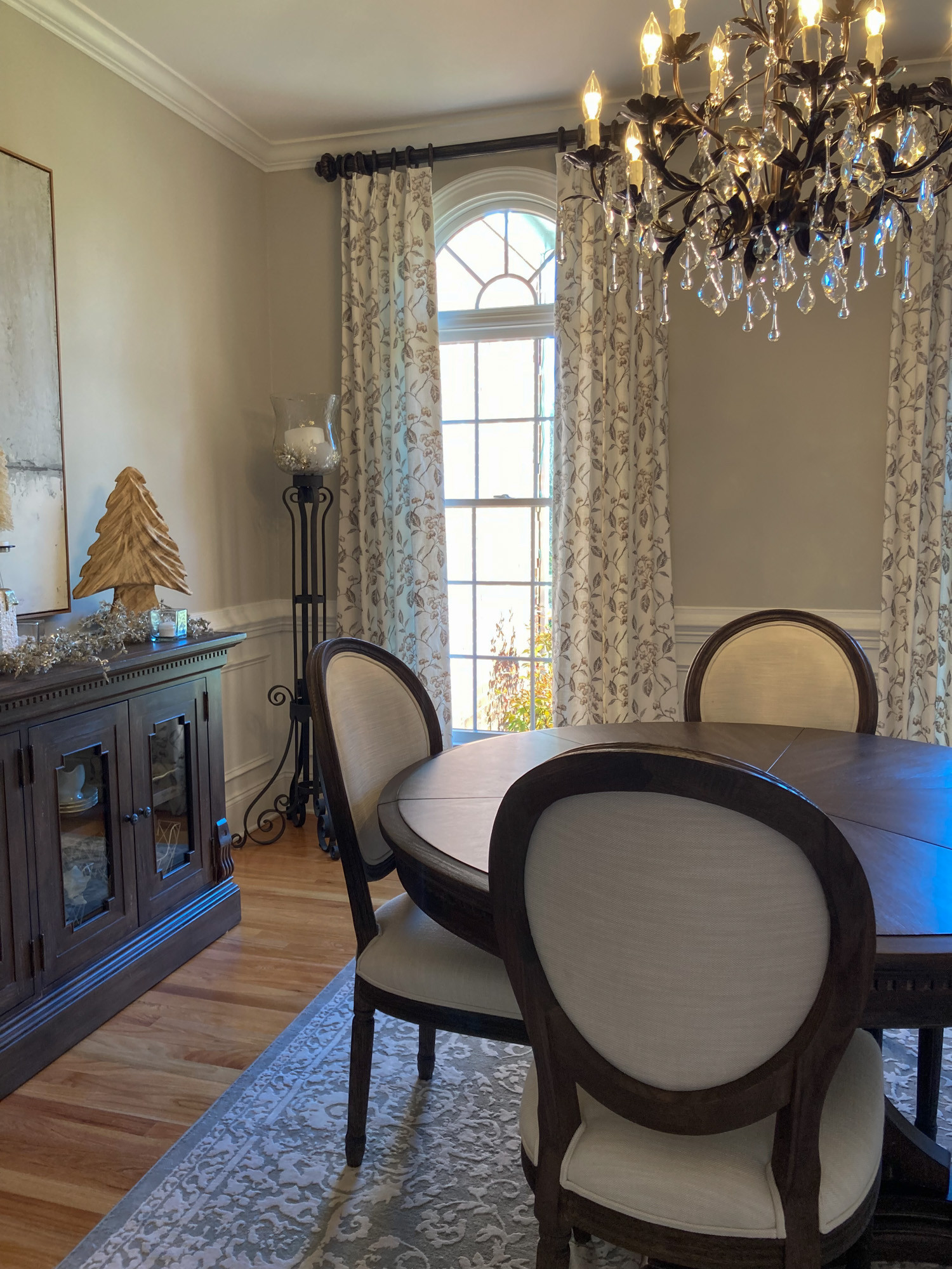 Transitional Drapes and Holiday Fun