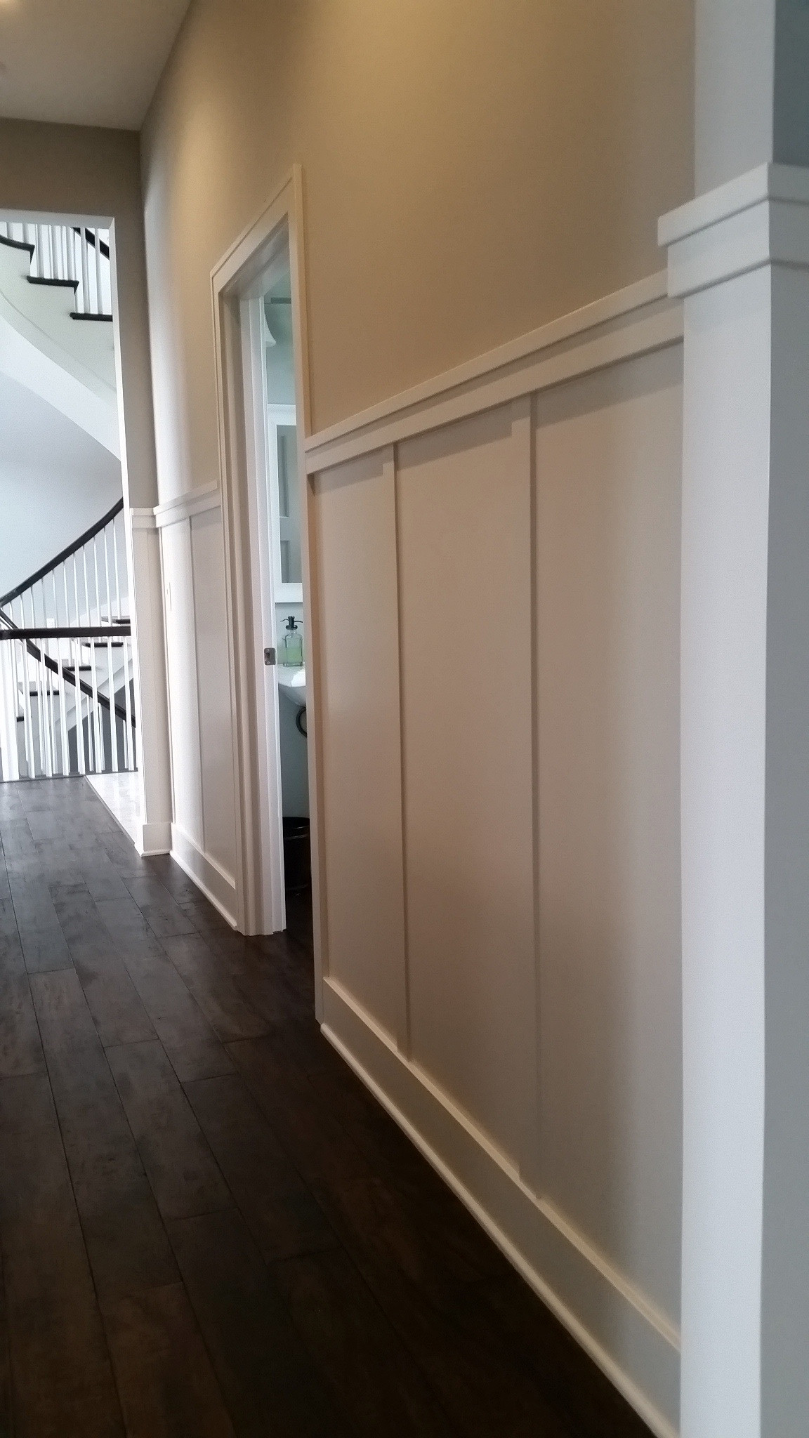Hallway with Board and Batten