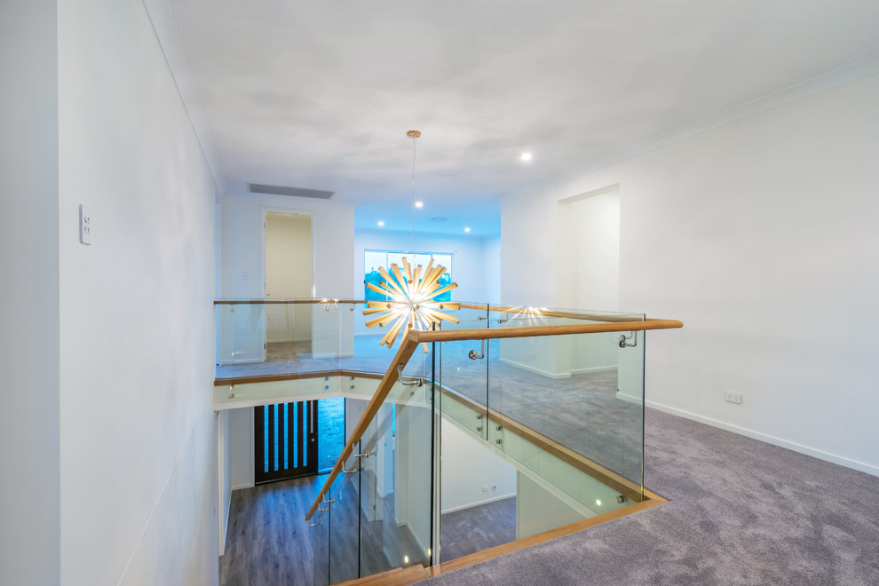 This is an example of a contemporary hallway in Gold Coast - Tweed.
