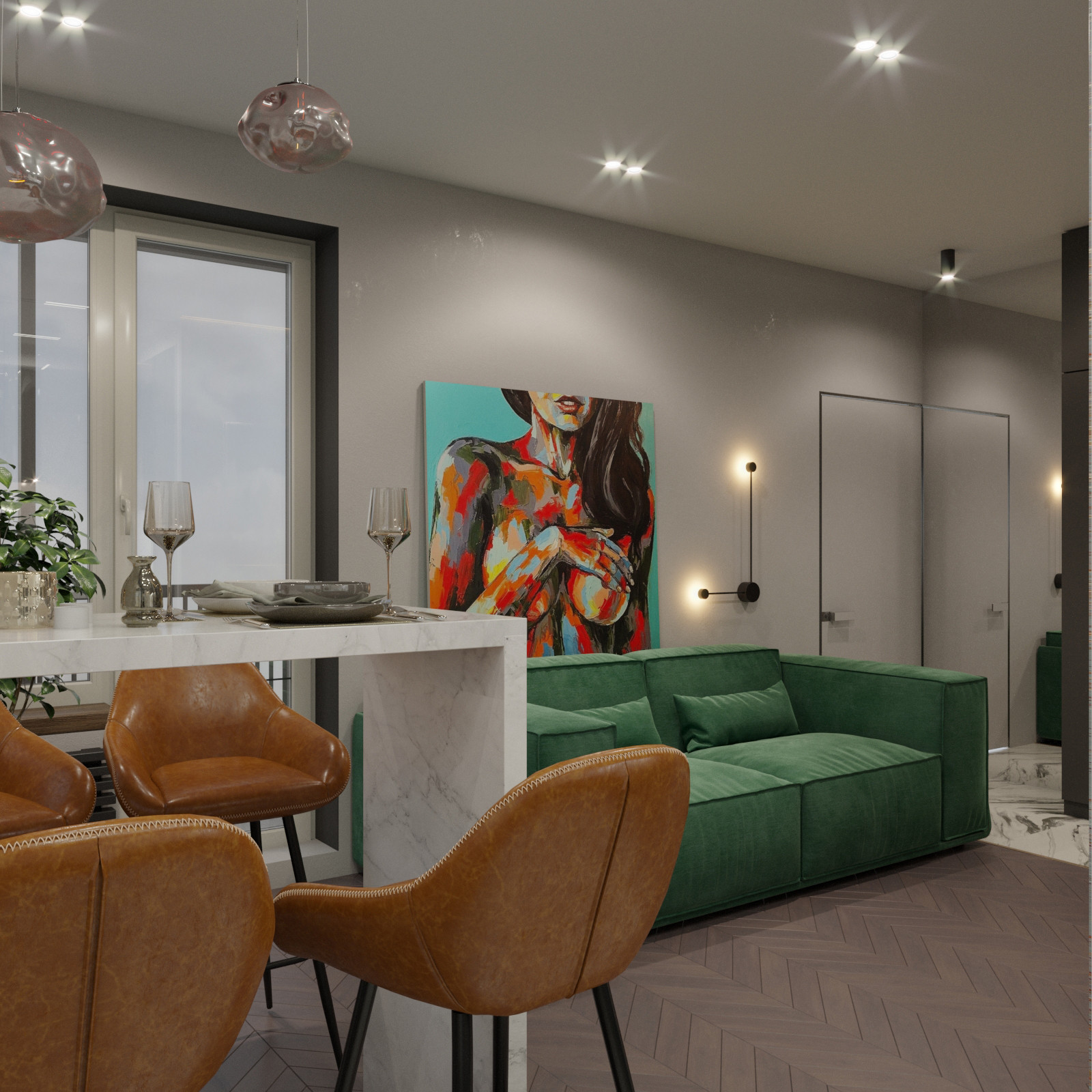 Кухня-гостиная