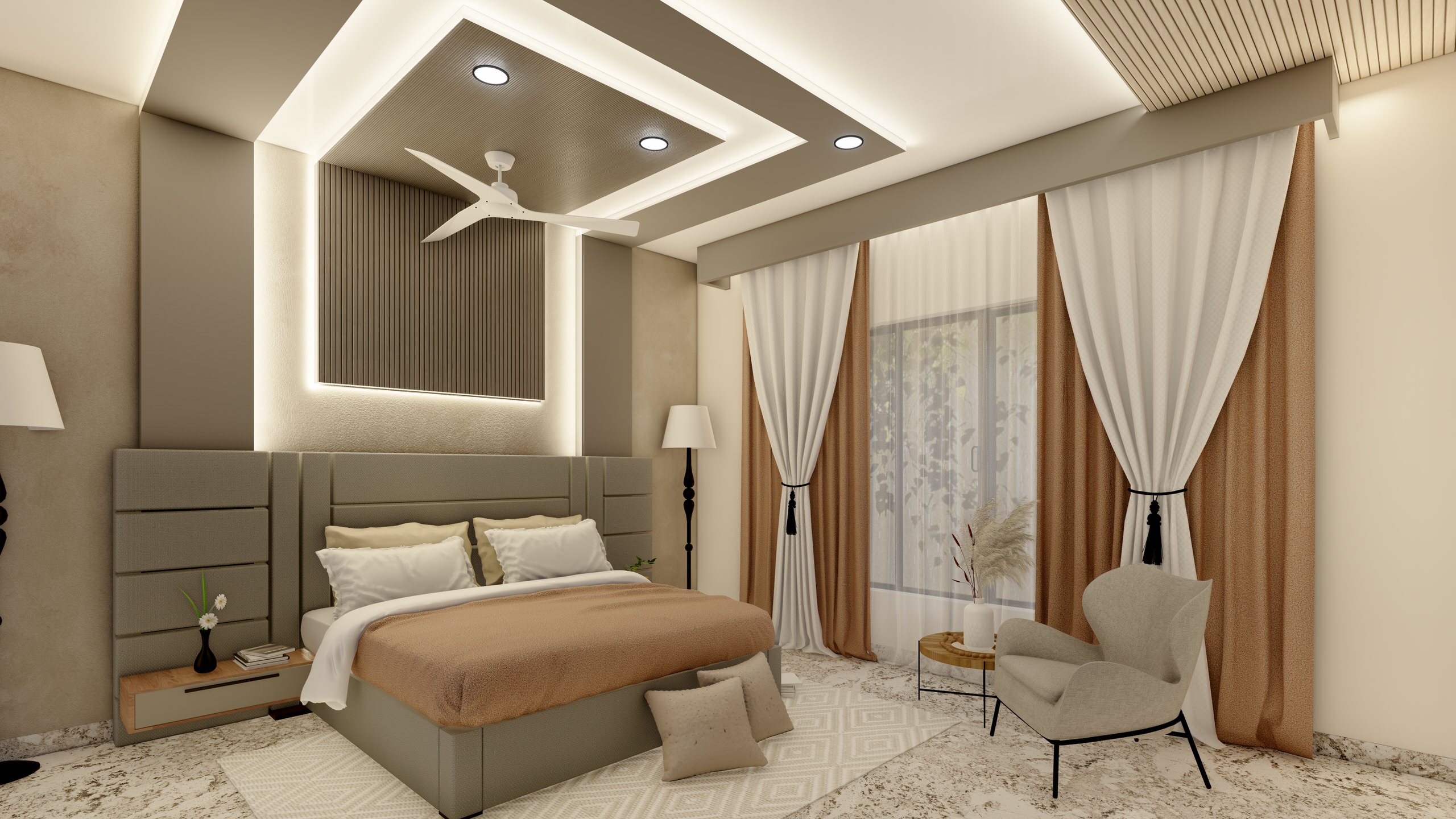 Modern Master Bedroom Renovation in Vauxhall