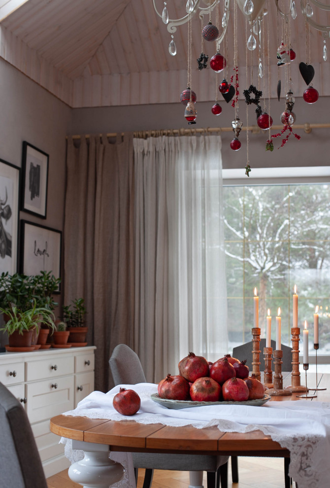 Оформление интерьера к Новому году.