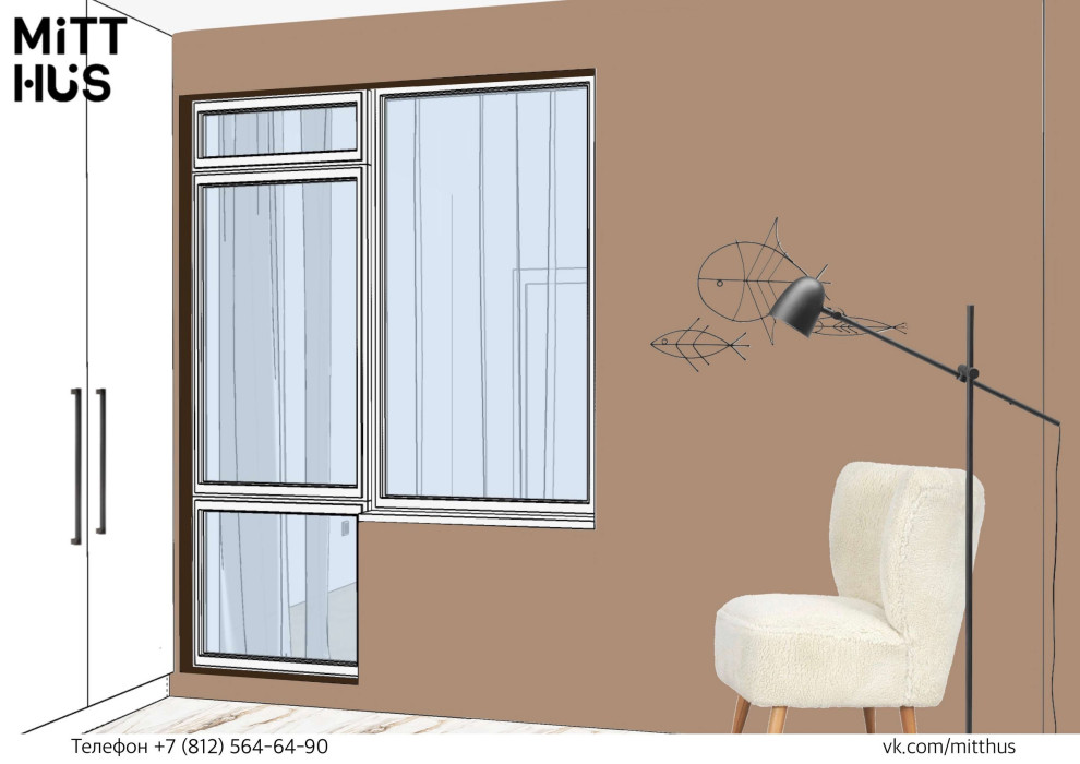 Однокмнатная квартира в ЖК Статус у Парка Победы