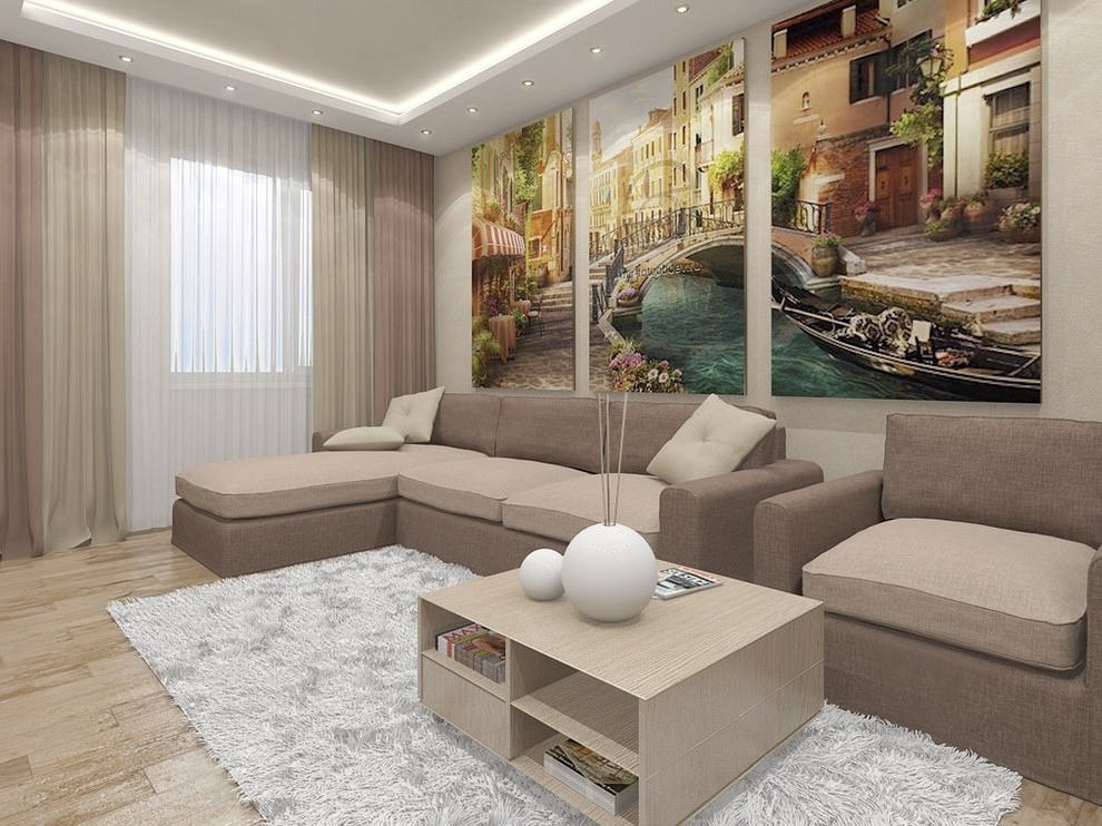 Дизайн-проект квартиры, 72 м2, ЖК Город Набережных