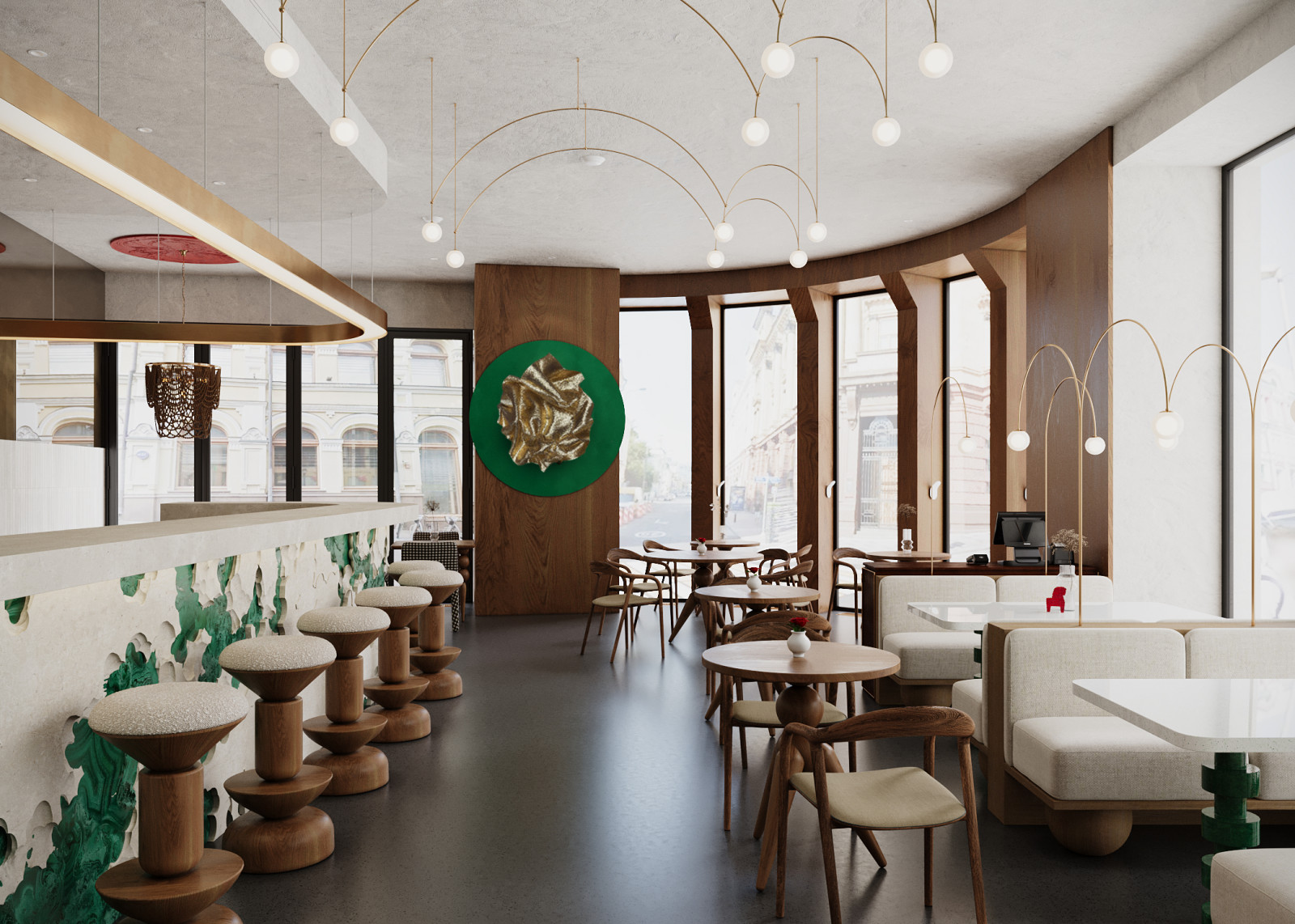 Дизайн интерьера кафе в Москве