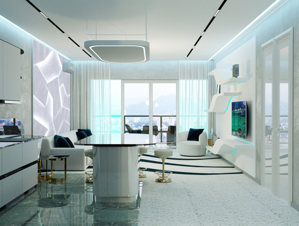 Белая гостиная