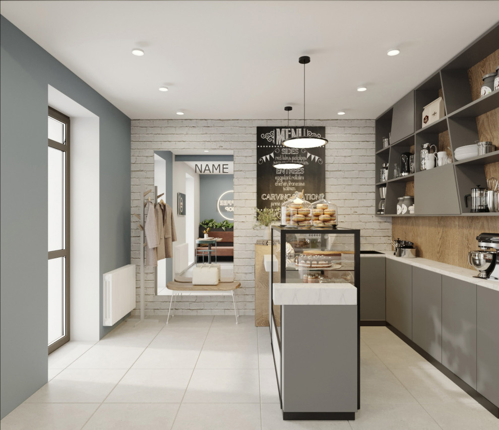 Дизайн интерьера кондитерской в Уфе "Gala Cake"