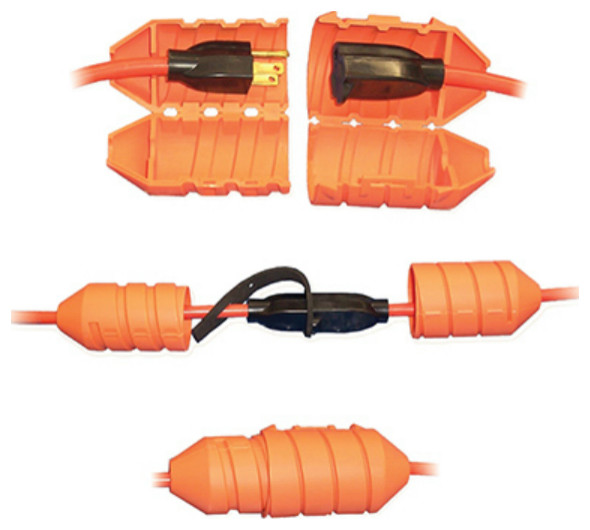 Farm Innovators CC1 Cord Connect™ Watertight Power Cord Lock, Orange
