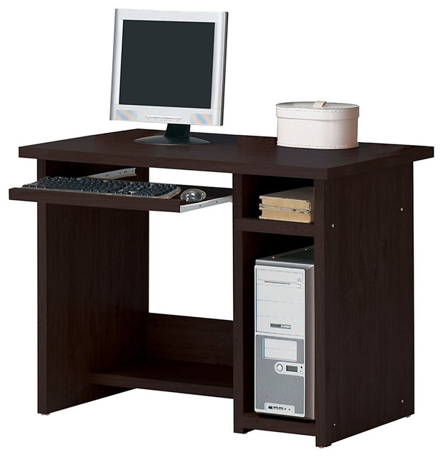 Computer Desk Espresso Transitional Desks And Hutches By
