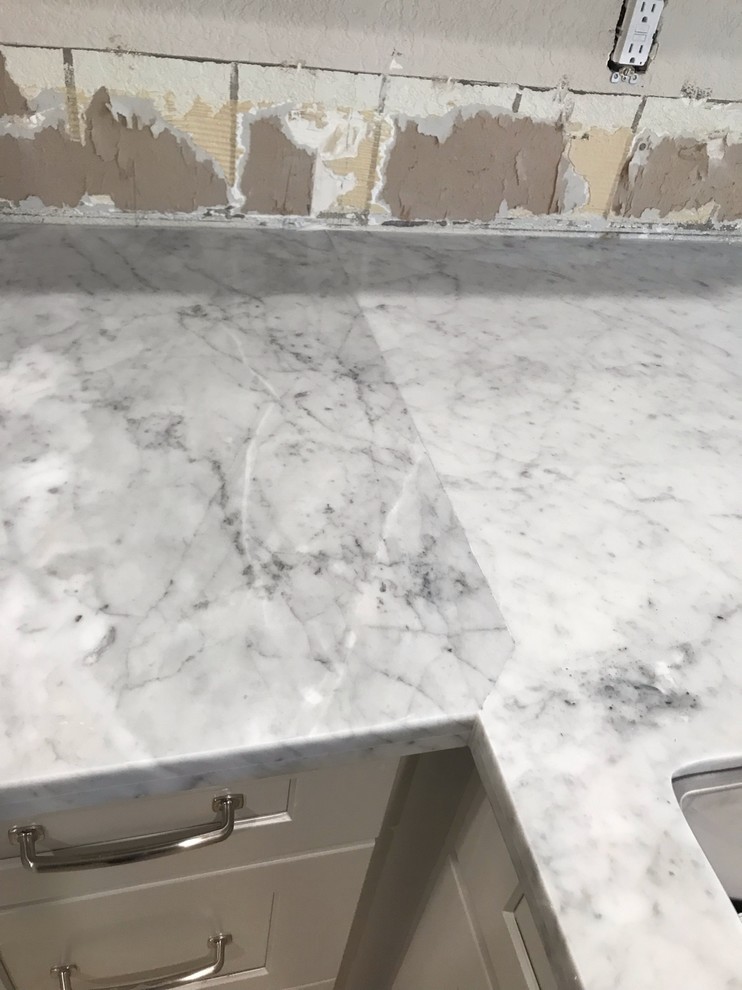 Quartz Countertop Seam is TERRIBLE