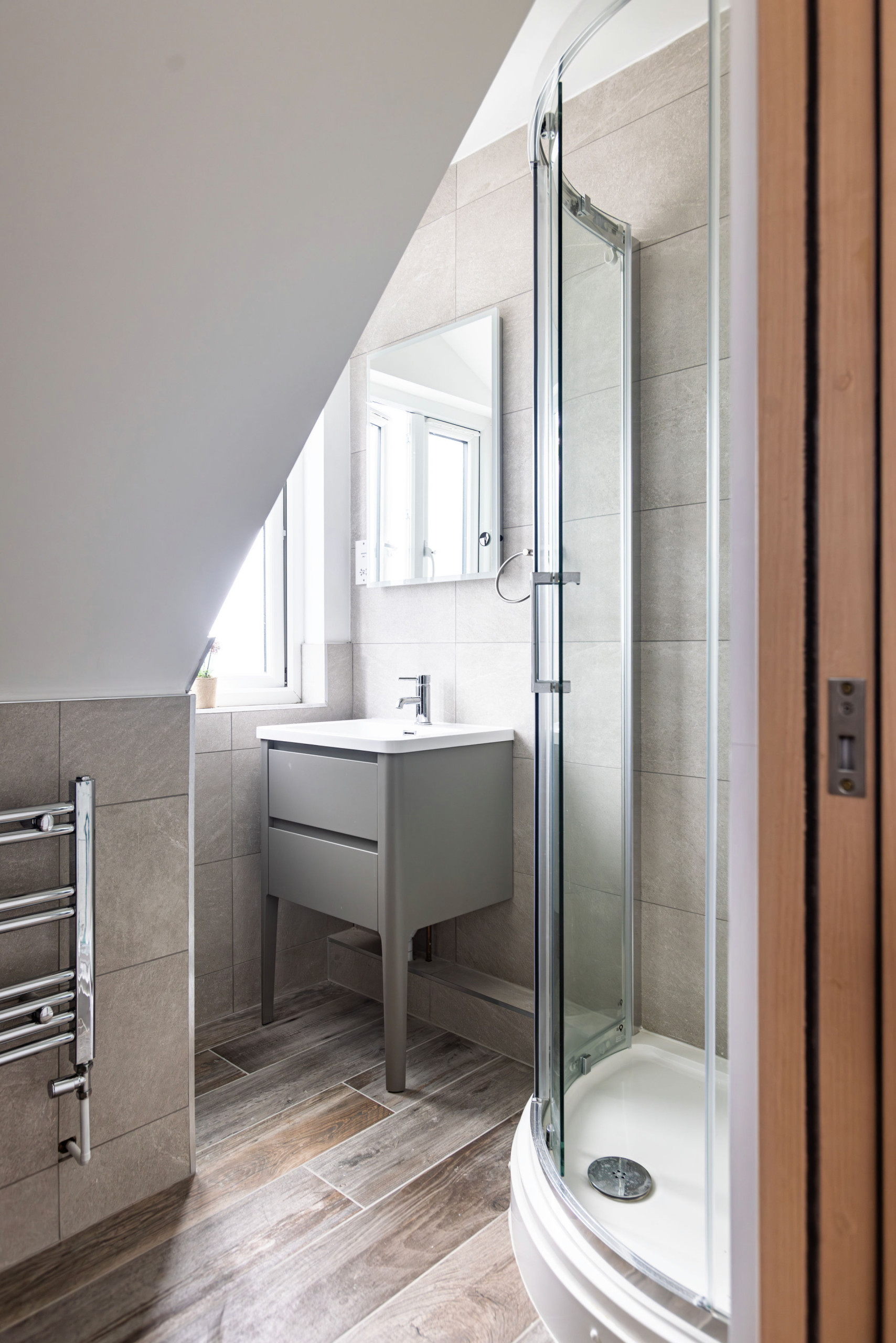 View of dormer bathroom