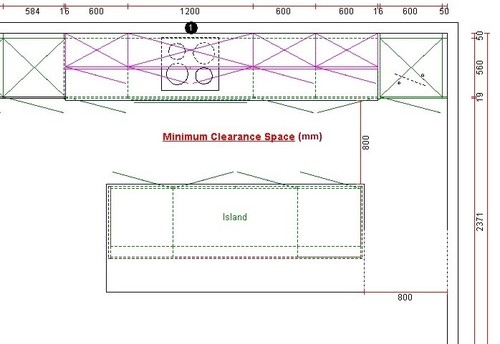 How Much Space Is Needed To Install A Kitchen Island