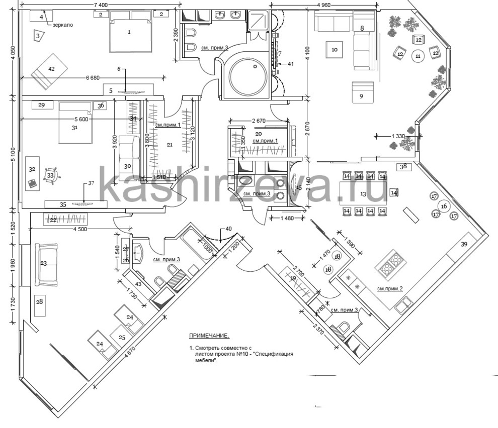 Квартира в арт-деко