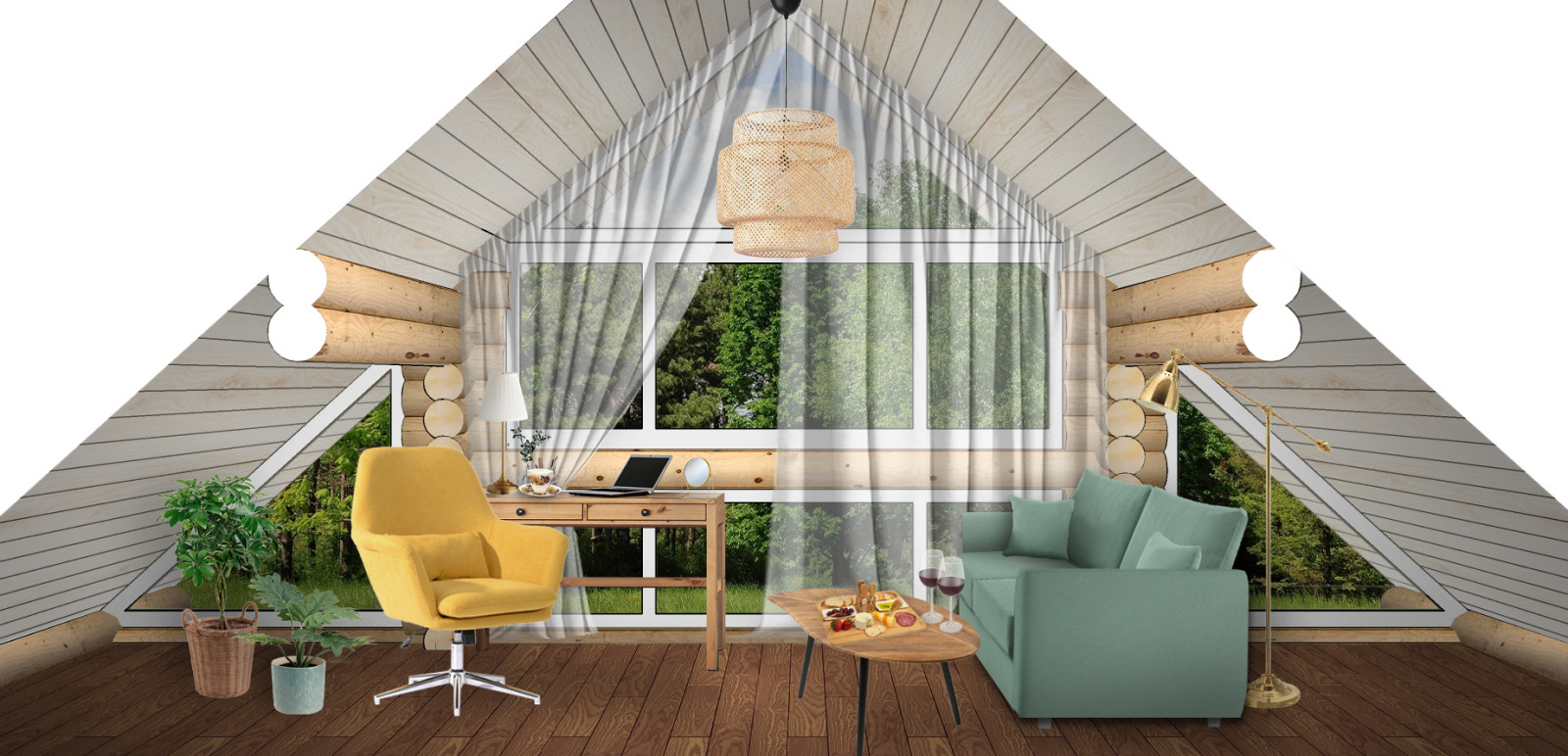 Дача в русском стиле