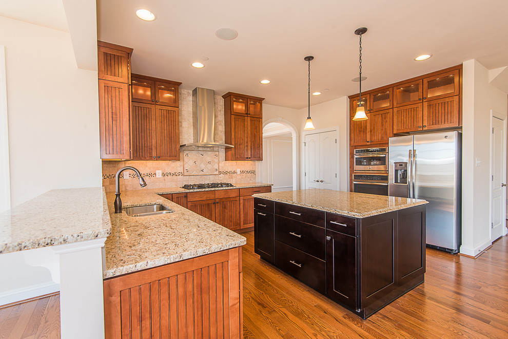 Example of a transitional kitchen design in Baltimore