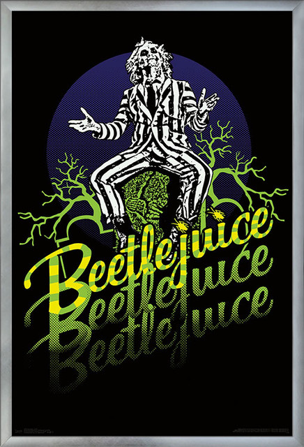 Beetlejuice Neon Poster Contemporary Prints And Posters By Trends International