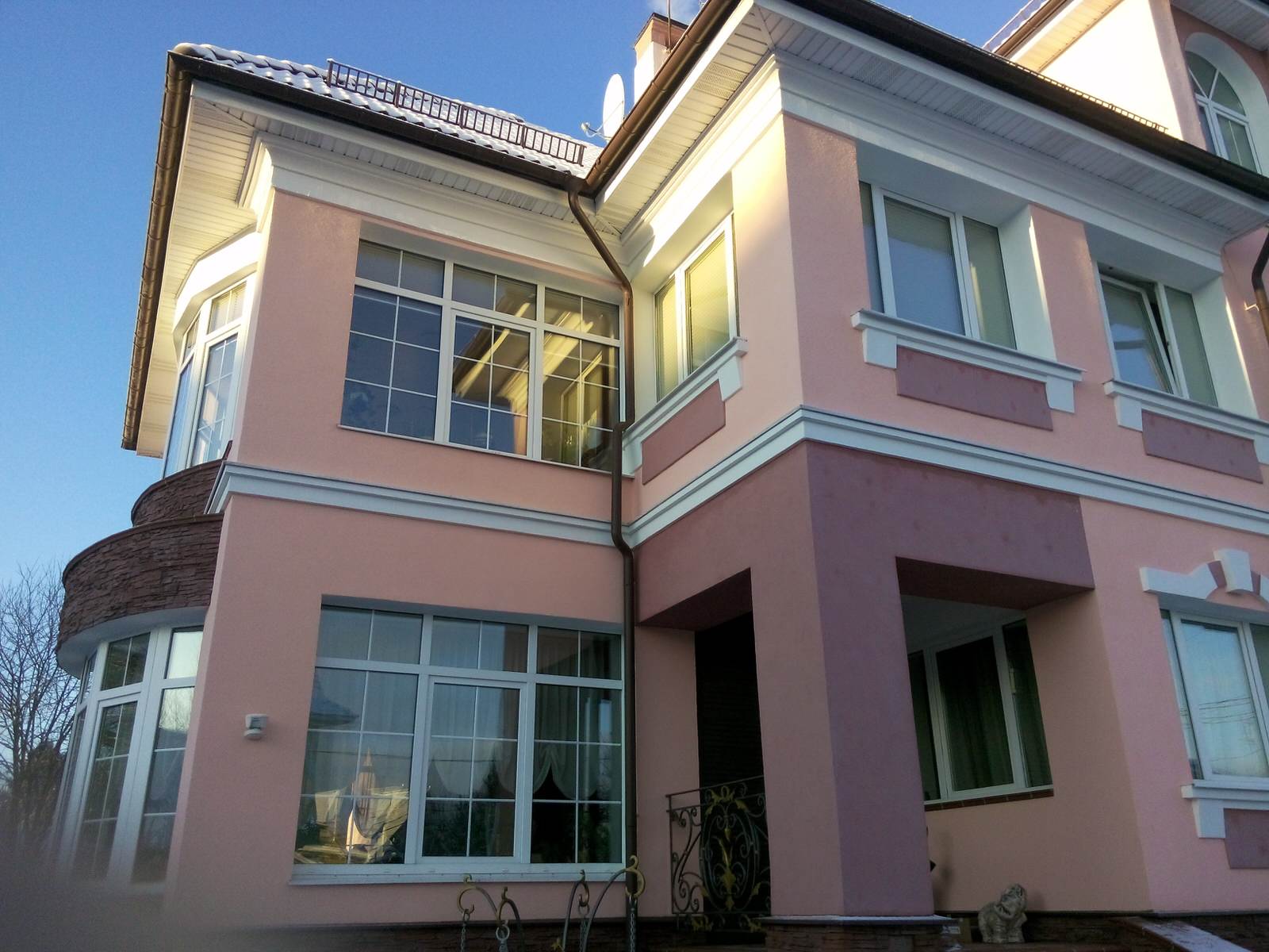 Фасадные работы, п. Токсово, Всеволожский р-н