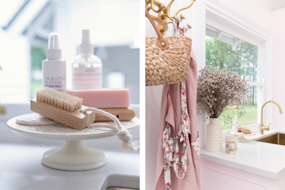 Inspiration for a transitional laundry room in Newcastle - Maitland.