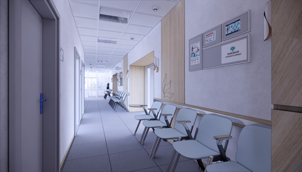 Концепция холла для Немецкой Семейной клиники