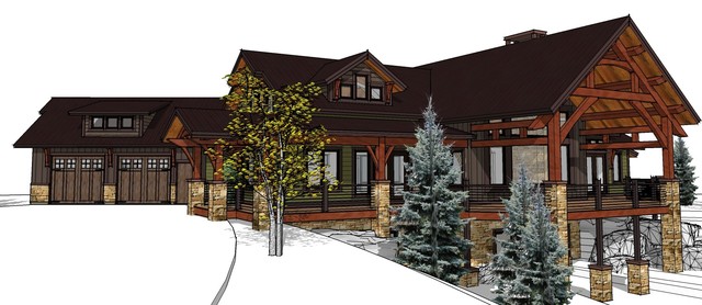 Custom Design Timberbuilt rustic-rendering
