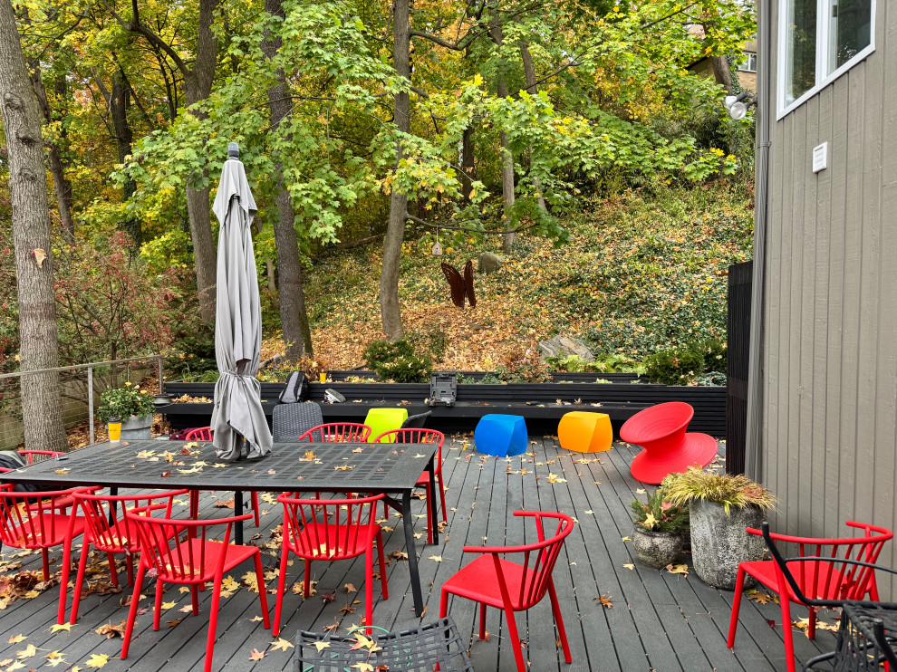 Riverdale, The Bronx, NY  oversided deck