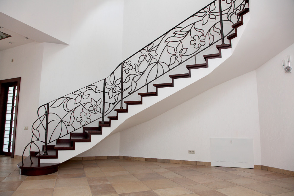 Ограждение лестницы в стиле ар деко