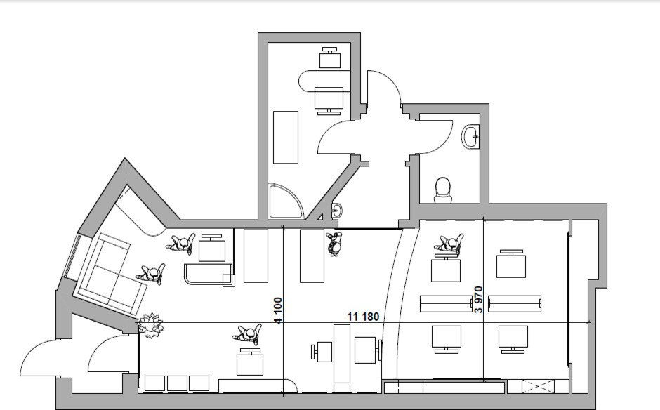 Реконструкция и ремонт салона красоты в Киеве