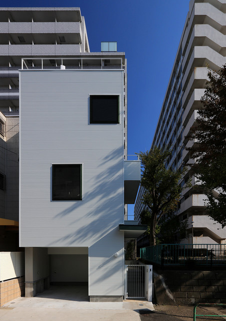 東砂のレトハウス contemporaneo-fachada