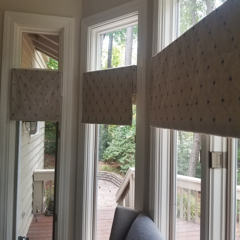 Cornice Board & Shades at Woodside