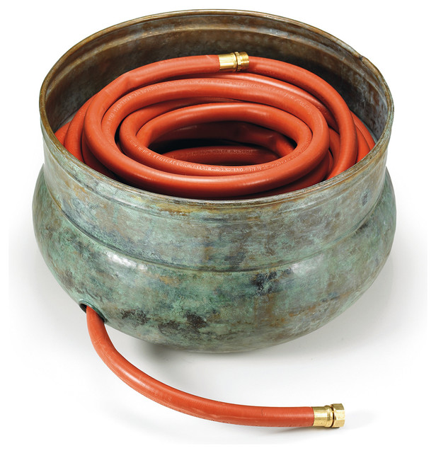 Sonoma Hose Pot Farmhouse Garden Reels By Good - Hose Storage Pot Terracotta Sonoma Hose Pot Farmhouse Garden Reels By Good - Hose Storage Pot Terracotta