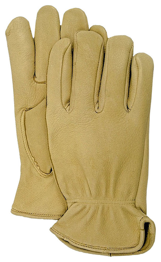 Boss Gloves Medium Unlined Premium Grain Deerskin Driver Gloves