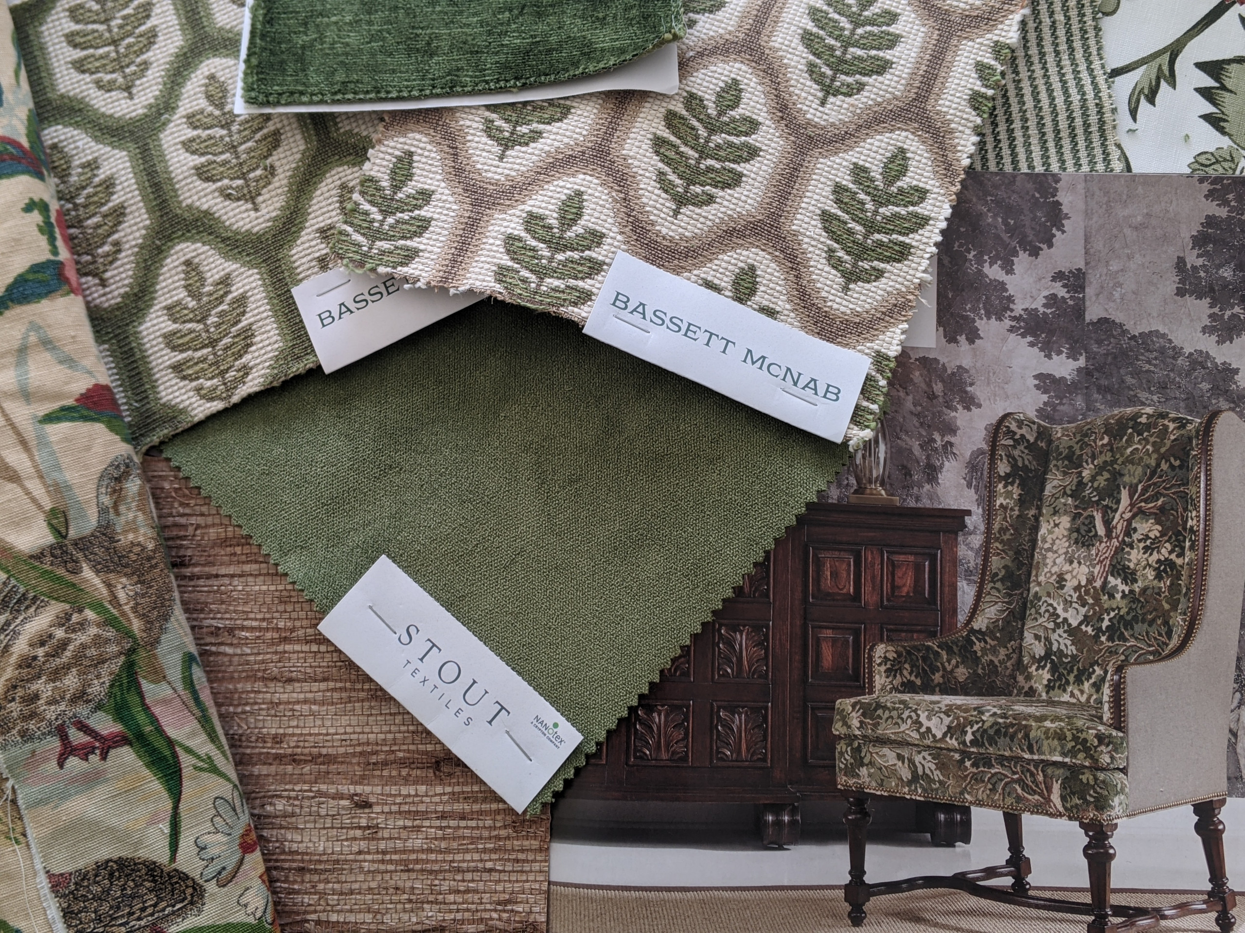 Fabric Selections for Living room