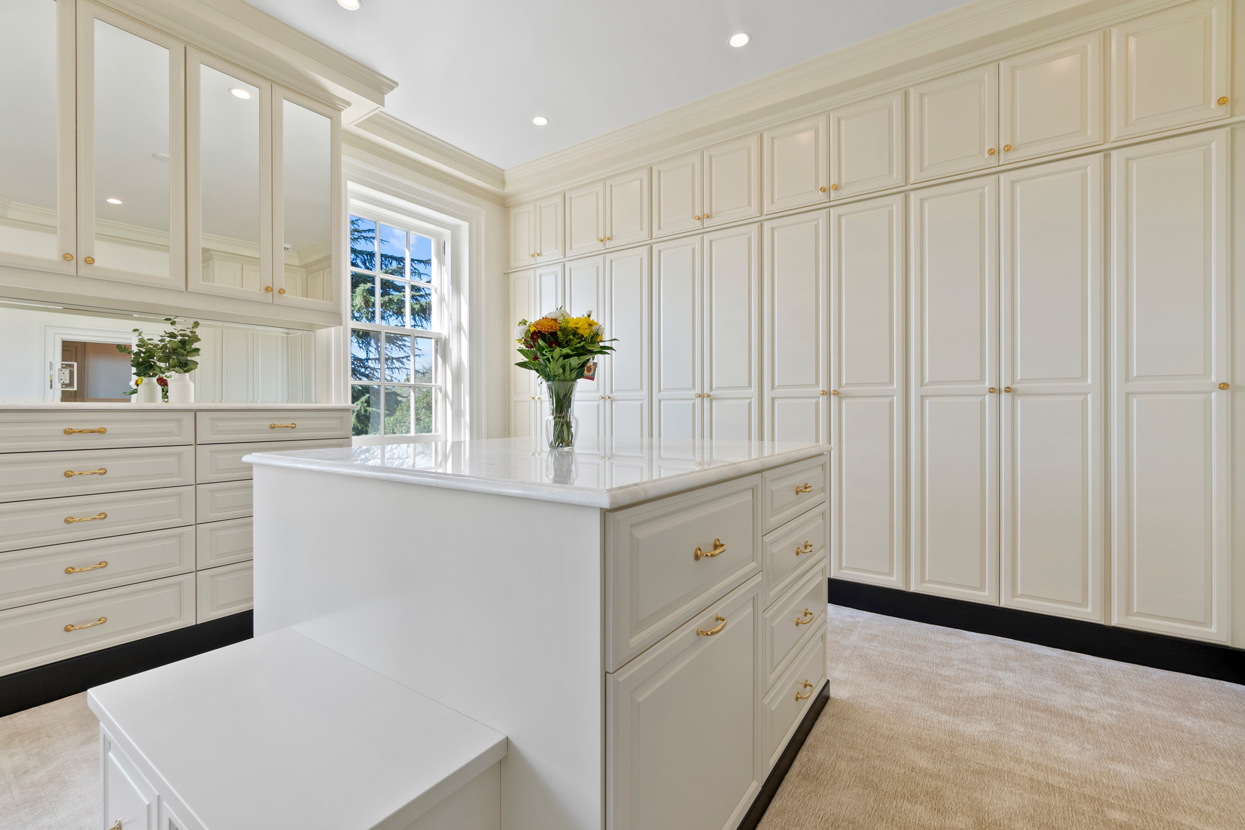 Estate Formal Dressing and Laundry Room