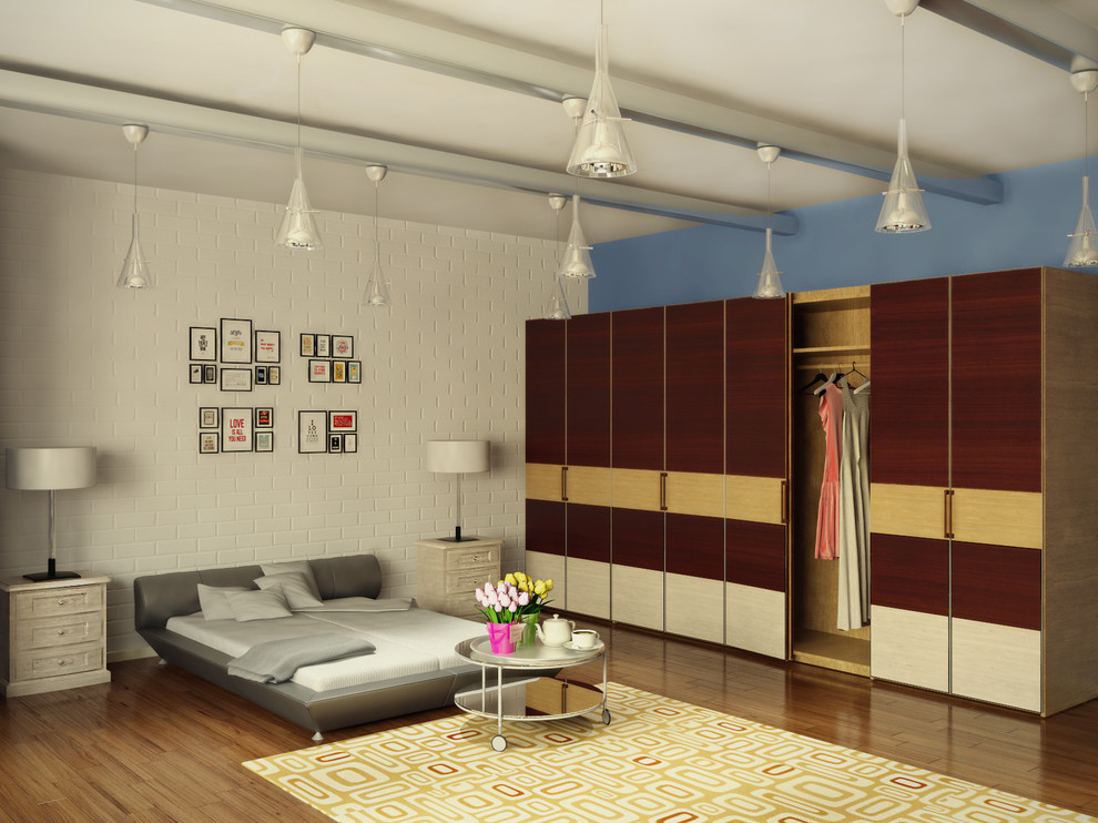 3D визуализация спальни