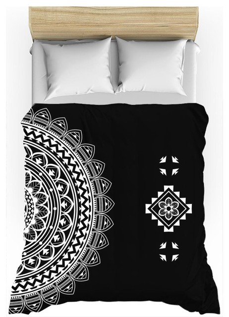 Half Mandala Duvet Cover Contemporary Duvet Covers And Duvet