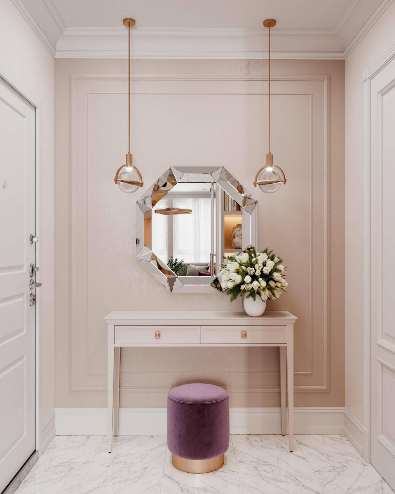 Дизайн и ремонт квартиры в ЖК «Михайловский парк» — Шкатулка с украшениями