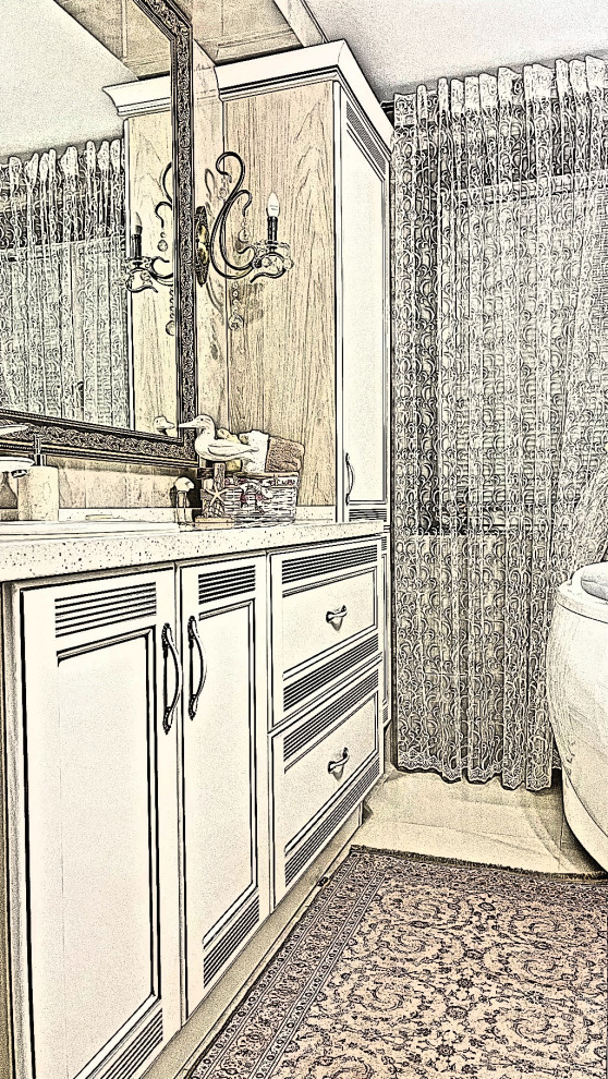 эскиз ванной комнаты